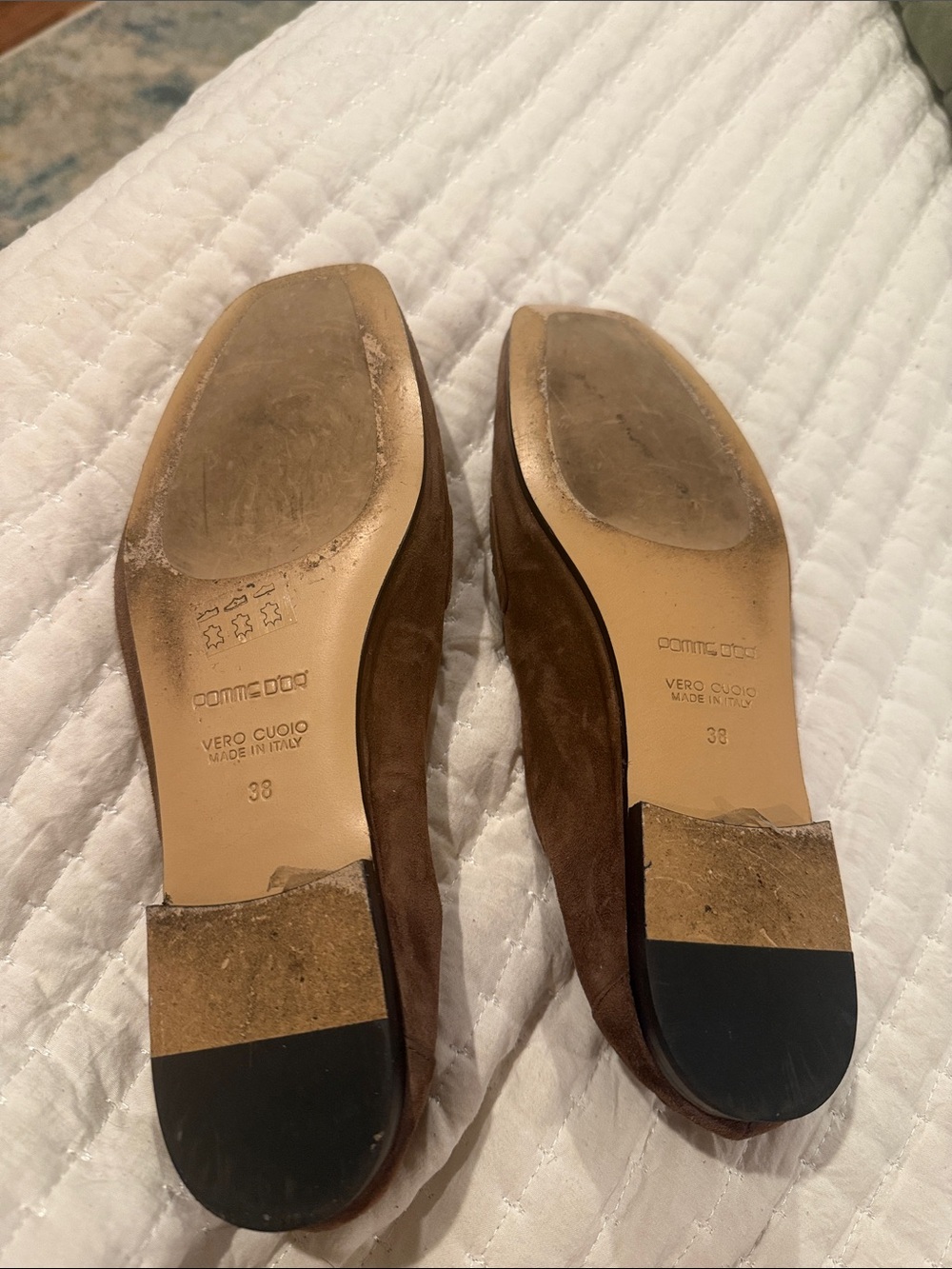 Women’s  Italian Brown Suede Penny Loafers - Picture 2 of 2